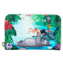 LOUNGEFLY DISNEY JUNGLE BOOK BARE NECESSITIES ZIP AROUND WALLET 671803404274