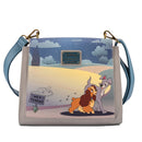 LOUNGEFLY DISNEY LADY AND THE TRAMP WET CEMENT CROSS BODY BAG 671803386082