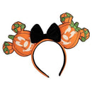 LOUNGEFLY DISNEY MICK-O-LANTERN HEADBAND 671803377813