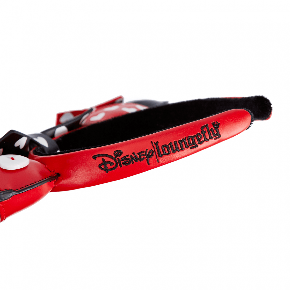 LOUNGEFLY DISNEY MICKEY AND MINNIE VALENTINES HEADBAND 671803401129