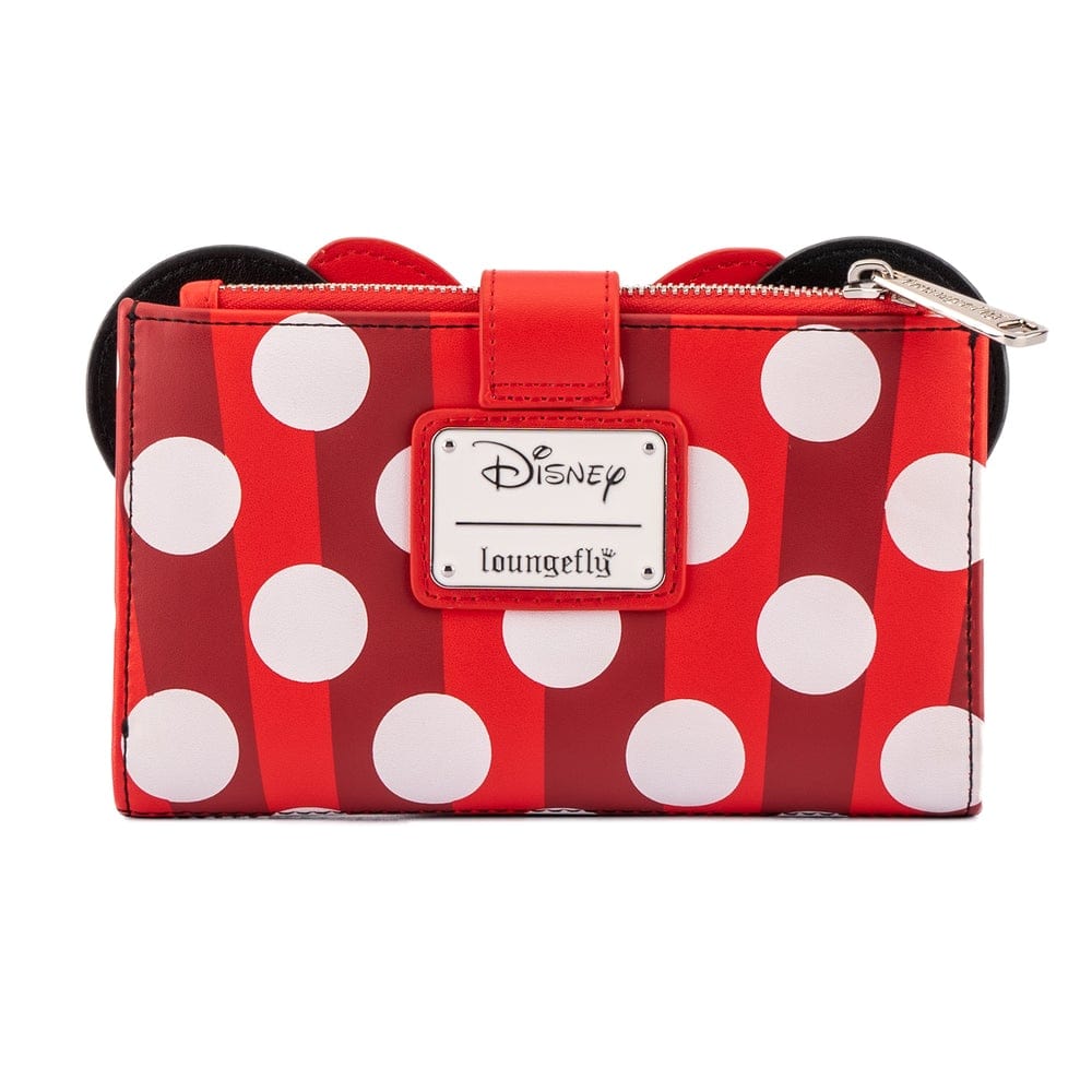 LOUNGEFLY DISNEY MINNIE SWEETS COLLECTION FLAP WALLET 671803386624