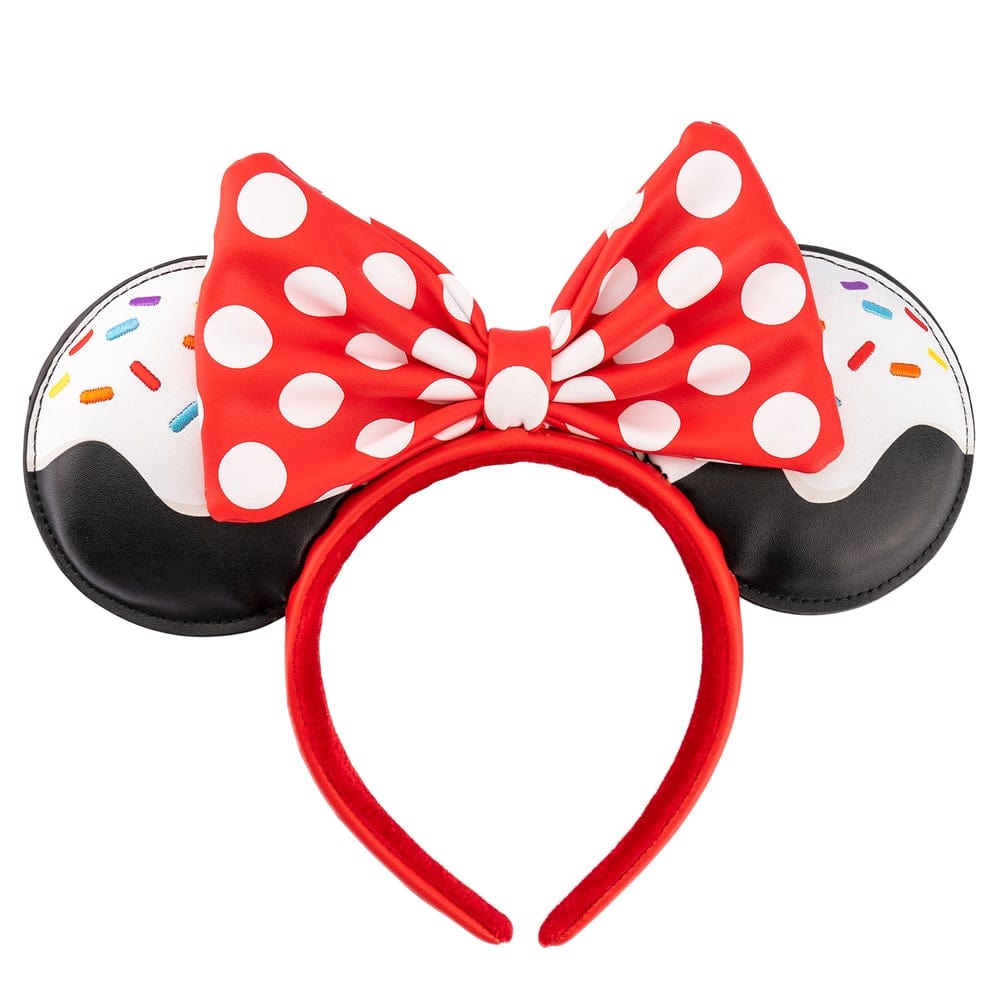 LOUNGEFLY DISNEY MINNIE SWEETS SPRINKLE EARS HEADBAND 671803386709