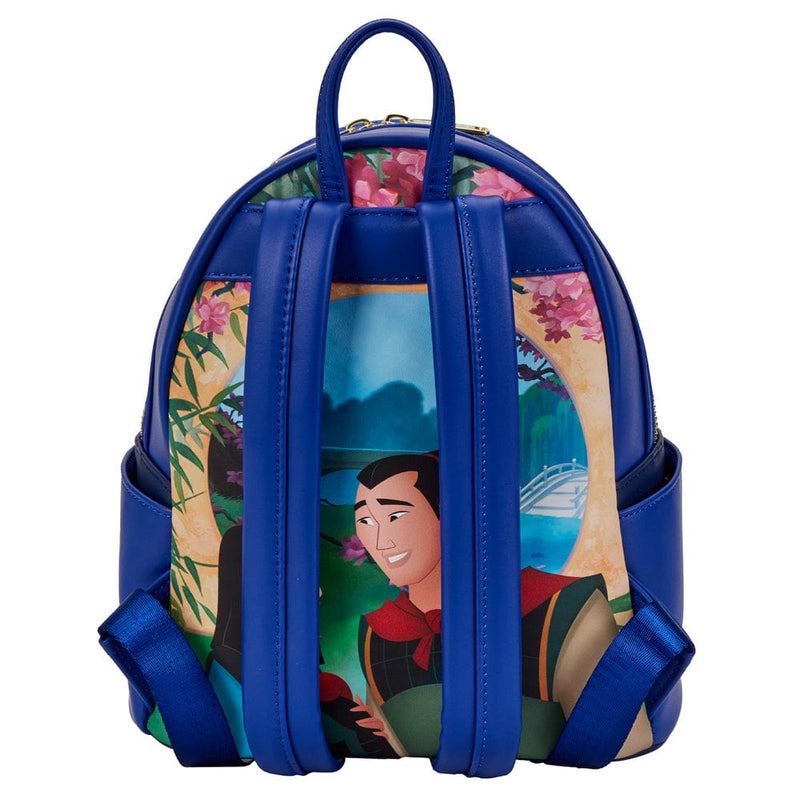 LOUNGEFLY DISNEY MULAN CASTLE LIGHT UP MINI BACKPACK 671803404540