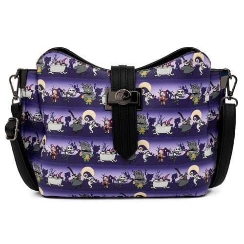 LOUNGEFLY DISNEY NBC HALLOWEEN LINE CROSSBODY BAG 671803377868