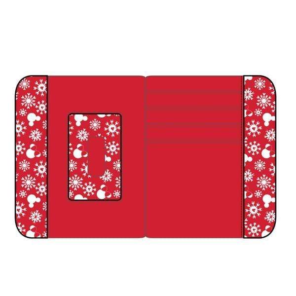 LOUNGEFLY DISNEY SEASONAL SNOWMAN MINNIE MICKEY AOP ZIP AROUND WALLET 671803382749