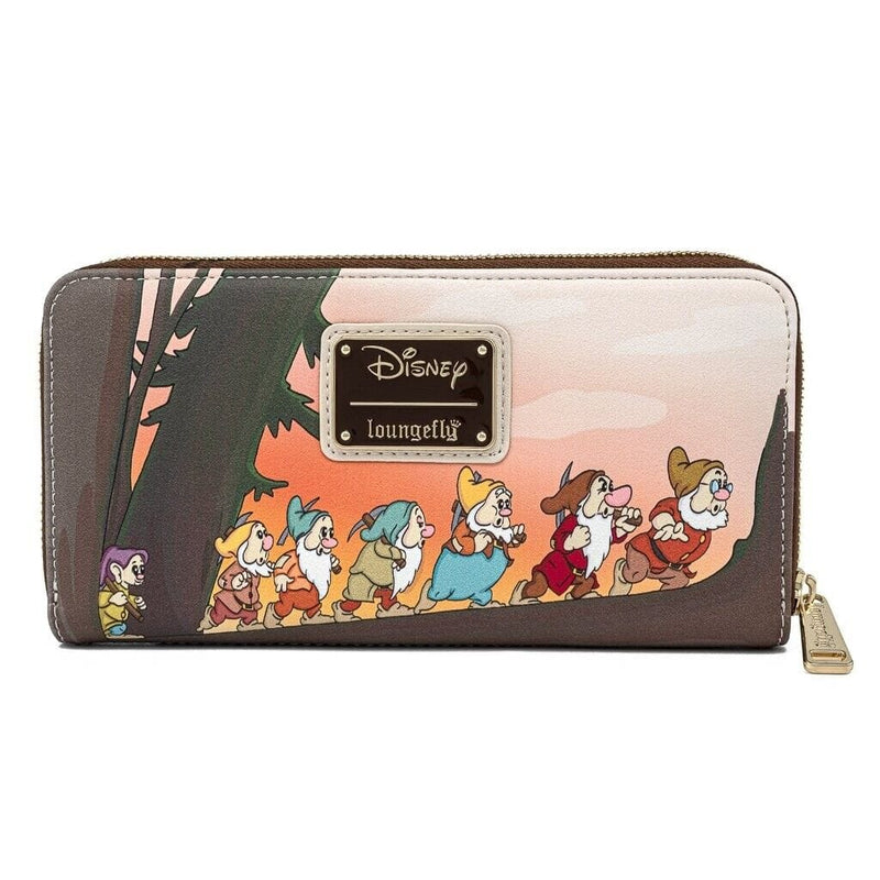 LOUNGEFLY DISNEY SNOW WHITE AND THE SEVEN DWARFS MULTI SC WALLET