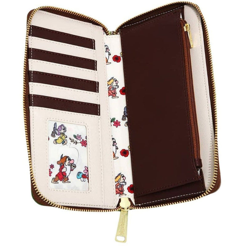 LOUNGEFLY DISNEY SNOW WHITE AND THE SEVEN DWARFS MULTI SC WALLET