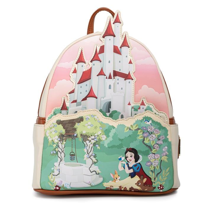 LOUNGEFLY DISNEY SNOW WHITE CASTLE SERIES MINI BACKPACK 671803384521