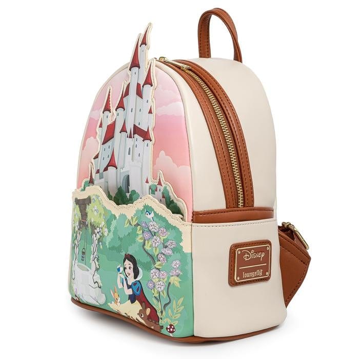 LOUNGEFLY DISNEY SNOW WHITE CASTLE SERIES MINI BACKPACK 671803384521