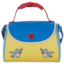 LOUNGEFLY DISNEY SNOW WHITE COSPLAY BOW HANDBAG 671803409095