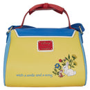 LOUNGEFLY DISNEY SNOW WHITE COSPLAY BOW HANDBAG 671803409095