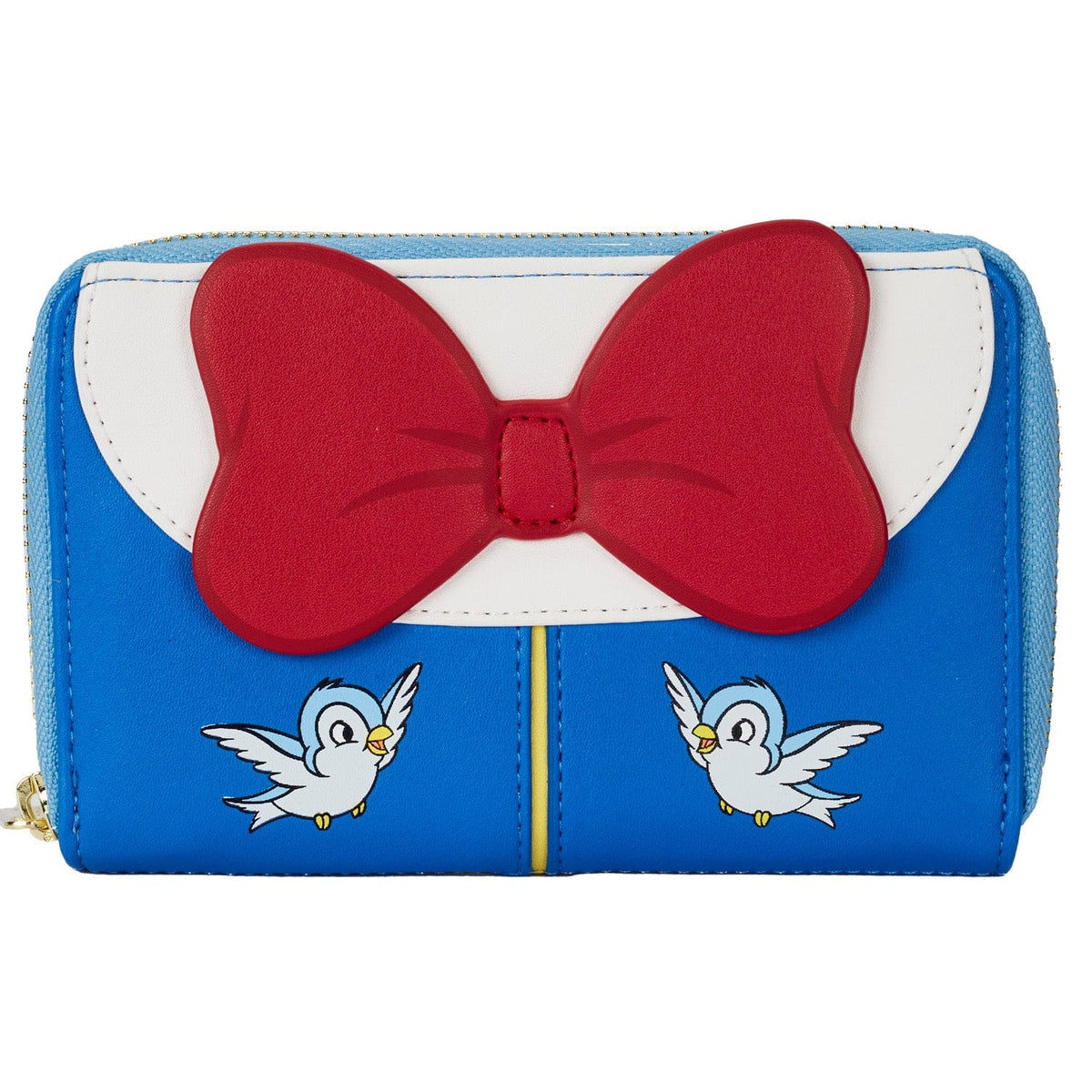 LOUNGEFLY DISNEY SNOW WHITE COSPLAY BOW ZIP AROUND WALLET 671803403741