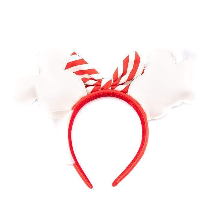LOUNGEFLY DISNEY SNOWMAN MICKEY MINNIE HEADBAND 671803382671