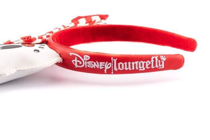 LOUNGEFLY DISNEY SNOWMAN MICKEY MINNIE HEADBAND 671803382671
