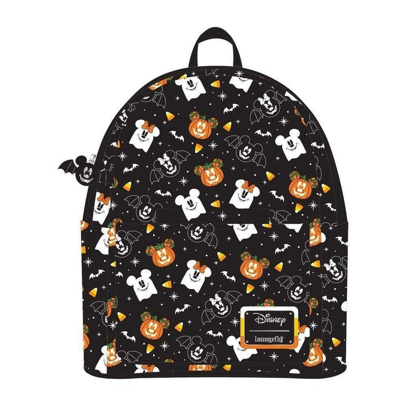 LOUNGEFLY DISNEY SPOOKY MICE MINI BACKPACK AND HEADBAND SET 671803378933