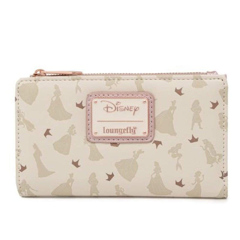 LOUNGEFLY DISNEY ULTIMATE PRINCESS AOP FLAP WALLET 671803378247