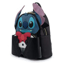 LOUNGEFLY DISNEY VAMPIRE STITCH BOW TIE MINI BACKPACK 671803379978