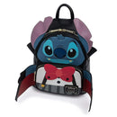 LOUNGEFLY DISNEY VAMPIRE STITCH BOW TIE MINI BACKPACK 671803379978