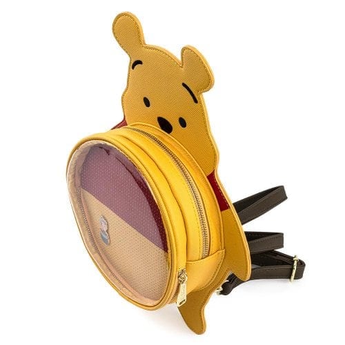 LOUNGEFLY DISNEY WINNIE THE POOH PIN TRADER BACKPACK 671803358980