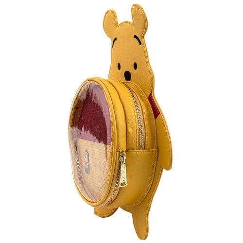 LOUNGEFLY DISNEY WINNIE THE POOH PIN TRADER BACKPACK 671803358980