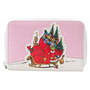 LOUNGEFLY DR. SEUSS THE GRINCH LOVES THE HOLIDAYS ZIP AROUND WALLET 671803382602