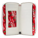 LOUNGEFLY DR. SEUSS THE GRINCH LOVES THE HOLIDAYS ZIP AROUND WALLET 671803382602