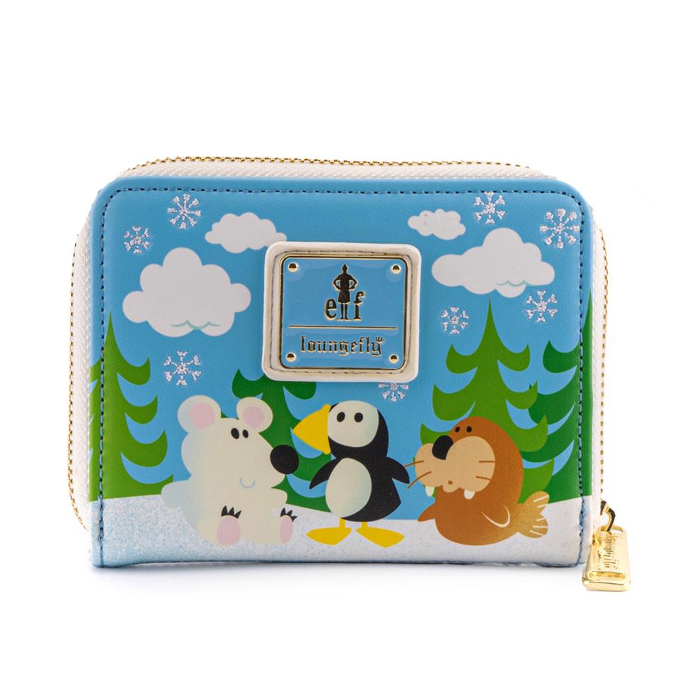 LOUNGEFLY EBUDDY AND FRIENDS ZIP AROUND WALLET 671803383388
