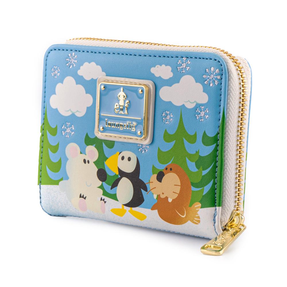 LOUNGEFLY EBUDDY AND FRIENDS ZIP AROUND WALLET 671803383388