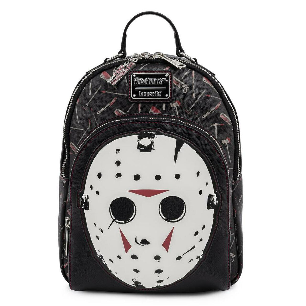 LOUNGEFLY FRIDAY THE 13TH JASON MASK MINI BACKPACK 671803380288