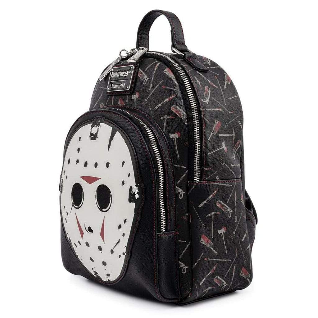 LOUNGEFLY FRIDAY THE 13TH JASON MASK MINI BACKPACK 671803380288