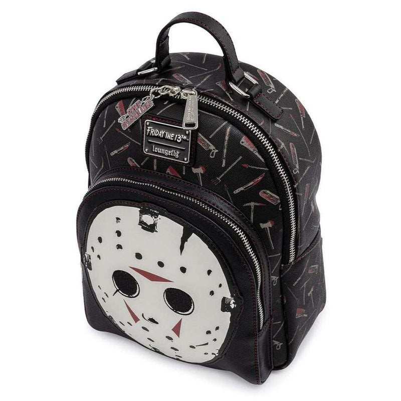 LOUNGEFLY FRIDAY THE 13TH JASON MASK MINI BACKPACK 671803380288