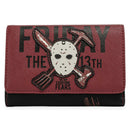LOUNGEFLY FRIDAY THE 13TH JASON MASK TRI-FOLD WALLET 671803384712