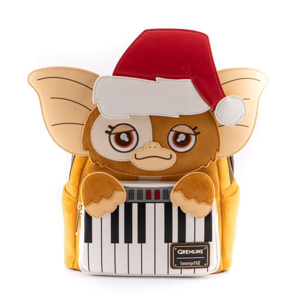 LOUNGEFLY GREMLINS GIZMO HOLIDAY COSPLAY W REMOVABLE HAT MINI BACKPACK 671803384163