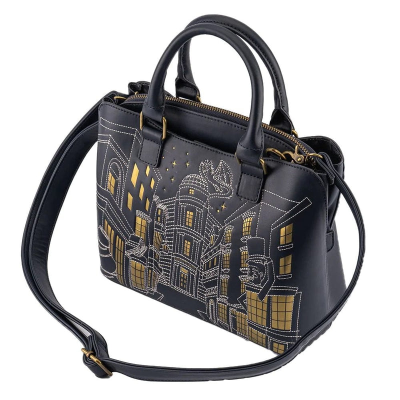 LOUNGEFLY HARRY POTTER DIAGON ALLEY HANDBAG 671803398863