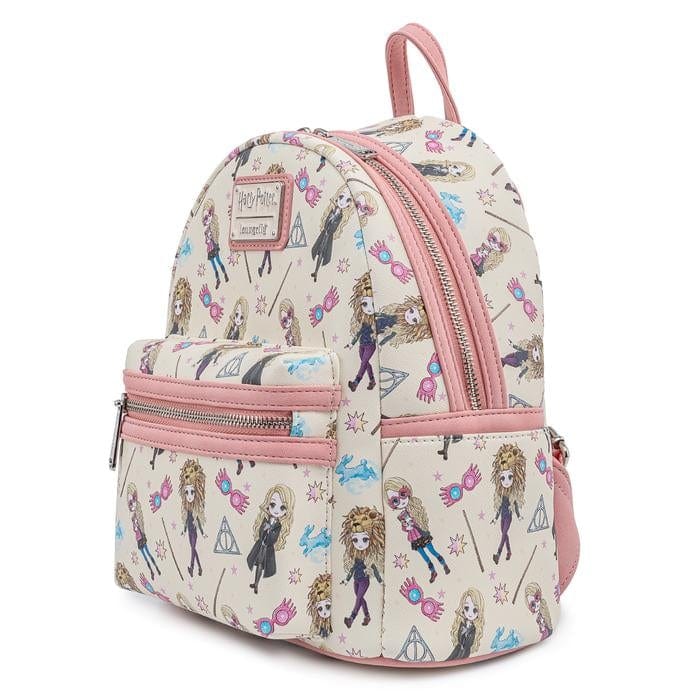 LOUNGEFLY HARRY POTTER LUNA LOVEGOOD AOP MINI BACKPACK 671803379725