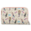 LOUNGEFLY HARRY POTTER LUNA LOVEGOOD AOP ZIP AROUND WALLET 671803379732