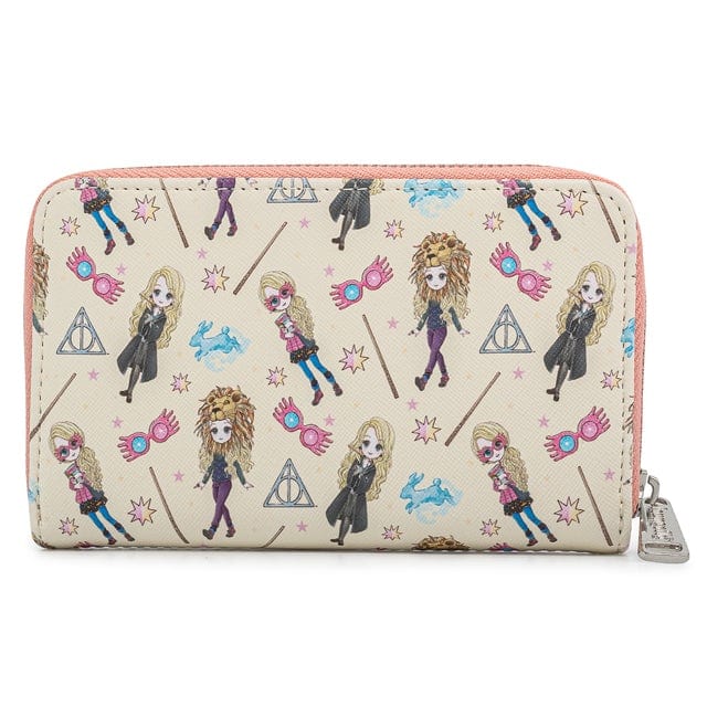 LOUNGEFLY HARRY POTTER LUNA LOVEGOOD AOP ZIP AROUND WALLET 671803379732