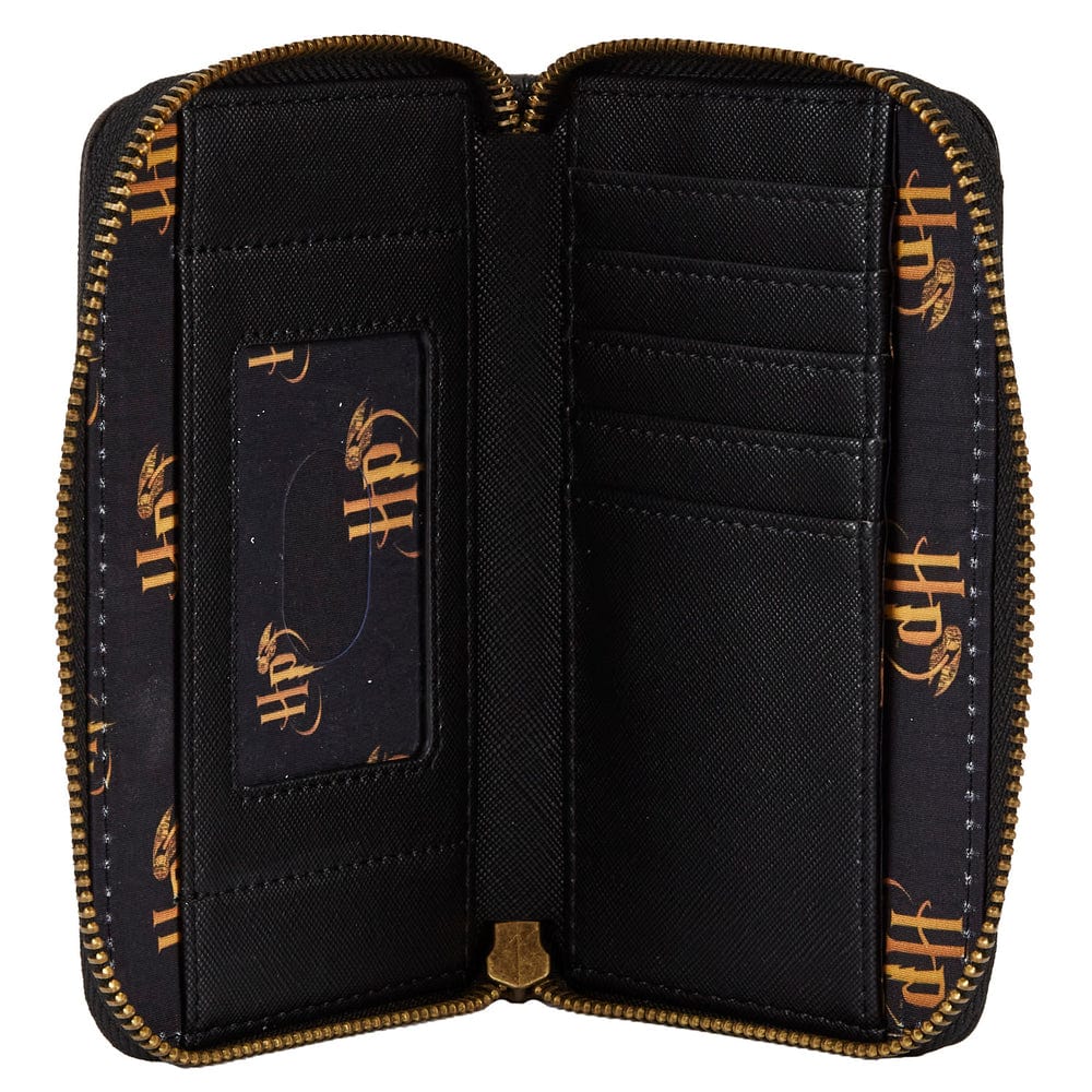 LOUNGEFLY HARRY POTTER SCORCERERS STONE ZIP AROUND WALLET 671803404441