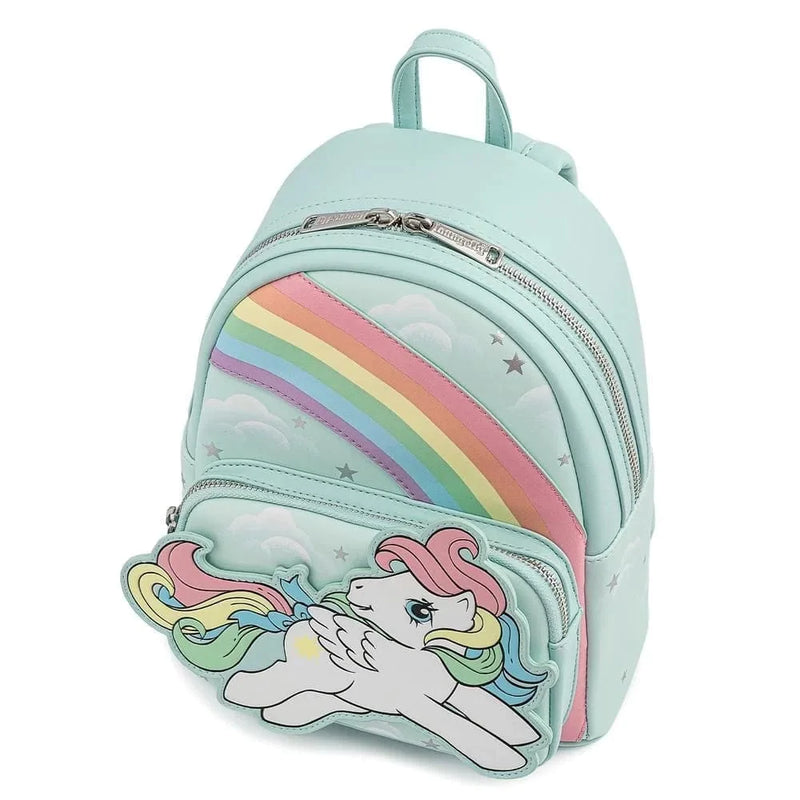 LOUNGEFLY HASBRO MY LITTLE PONY STARSHINE RAINBOW MINI BACKPACK 671803372689