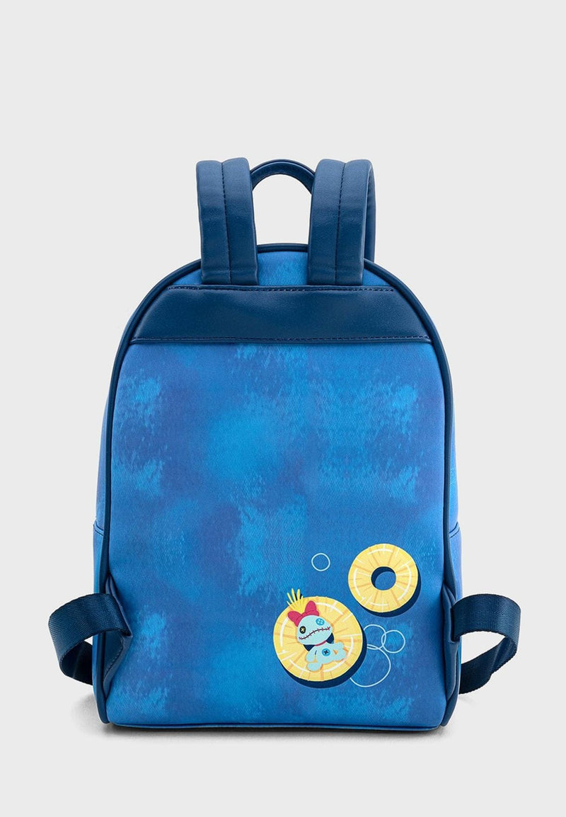 LOUNGEFLY LF DISNEY LILO AND STITCH PINNEAPPLE FLOATY STITCH MINI BACKPACK 671803310957