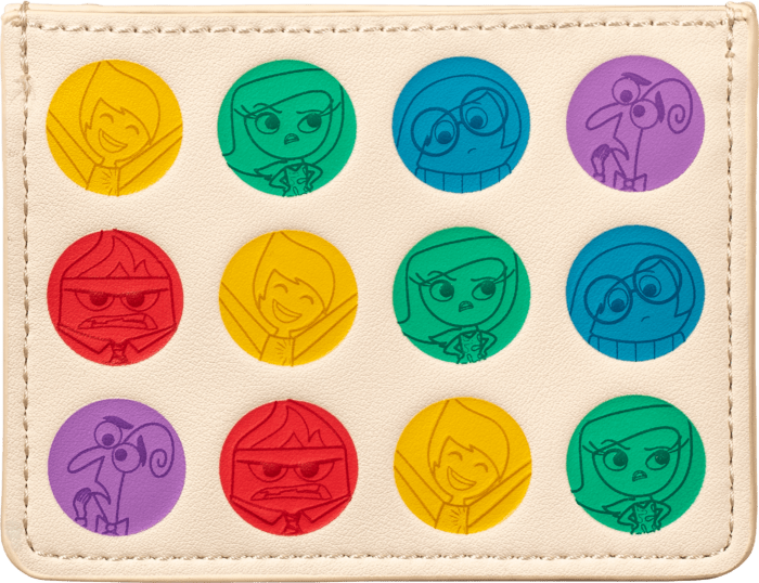 LOUNGEFLY LF PIXAR INSIDE OUT MIXED FEELINGS CARD HOLDER 671803311046