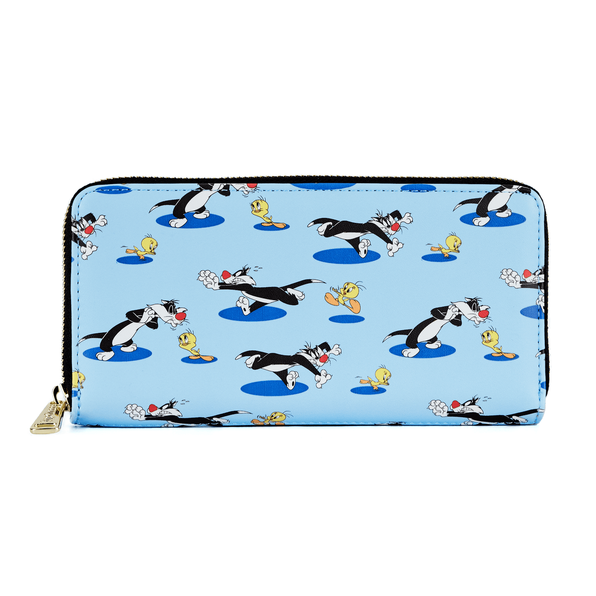 LOUNGEFLY LOONEY TUNEST TWEETY & SYLVESTER AOP ZIP WALLET 671803401860