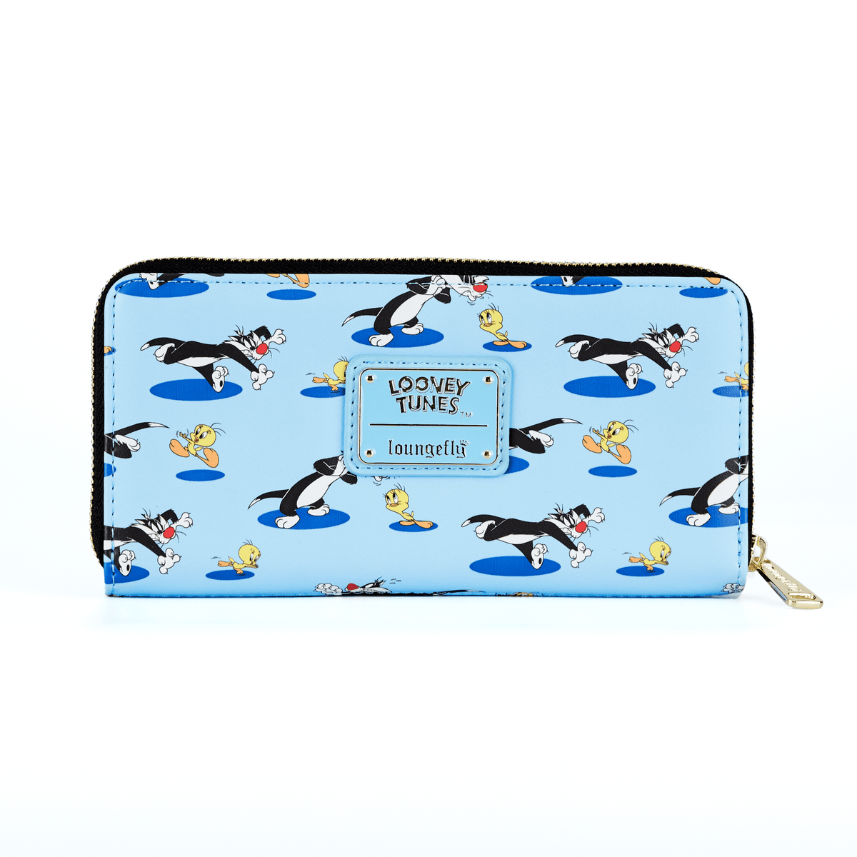 LOUNGEFLY LOONEY TUNEST TWEETY & SYLVESTER AOP ZIP WALLET 671803401860