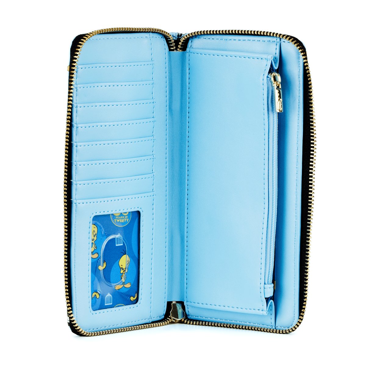 LOUNGEFLY LOONEY TUNEST TWEETY & SYLVESTER AOP ZIP WALLET 671803401860