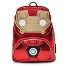 LOUNGEFLY MARVEL IRONMAN LIGHT-UP MINI BACKPACK 671803377165