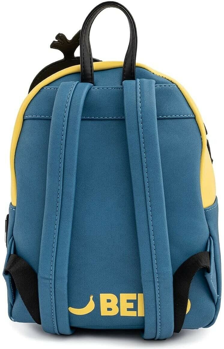 LOUNGEFLY MINIONS TRIPLE MINION BELLO MINI BACKPACK 671803373891