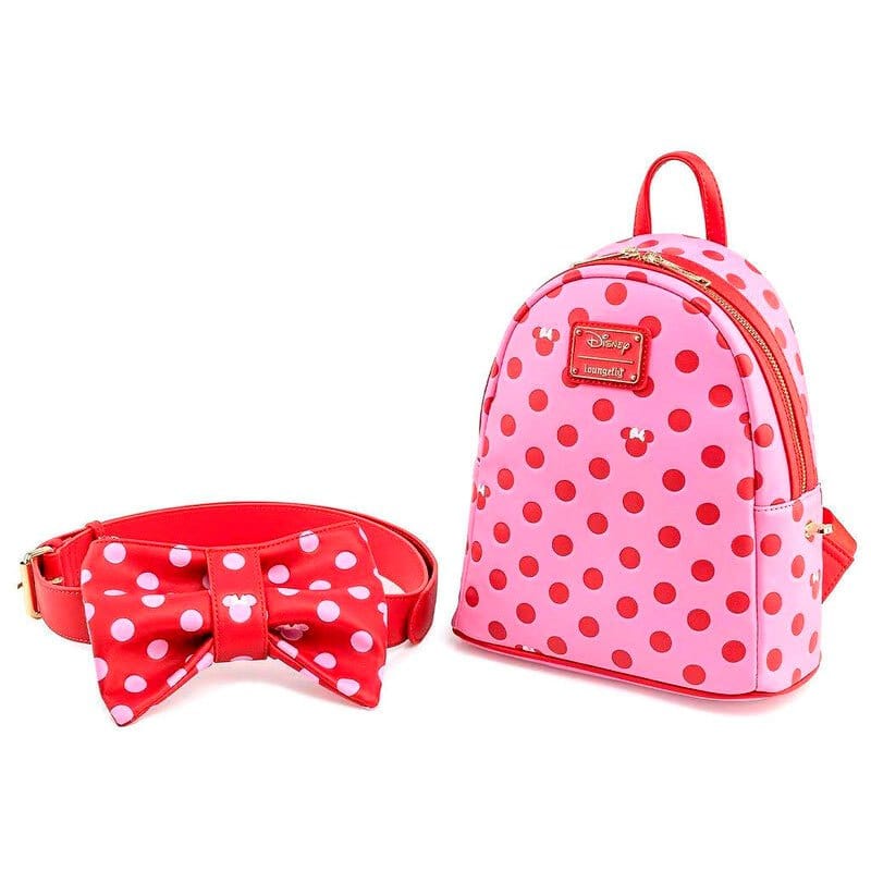 Minnie Bow polkadot shops loungefly backpack