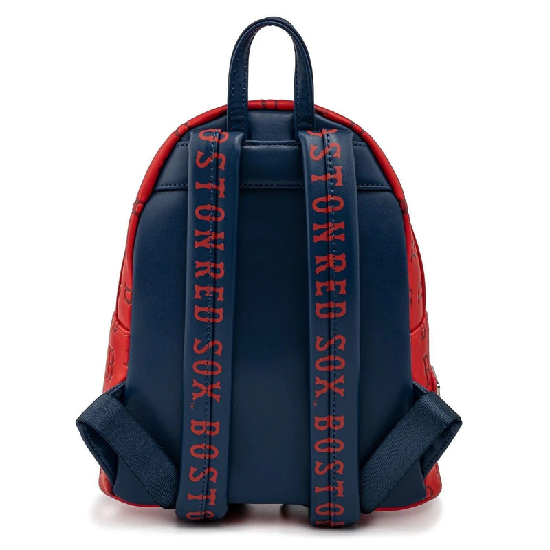 LOUNGEFLY MLB BOSTON RED SOX LOGO MINI BACKPACK 671803374522