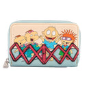 LOUNGEFLY NICKELODEON RUGRATS 30TH ANNIVERSARY BABIES ZIP AROUND WALLET 671803388031