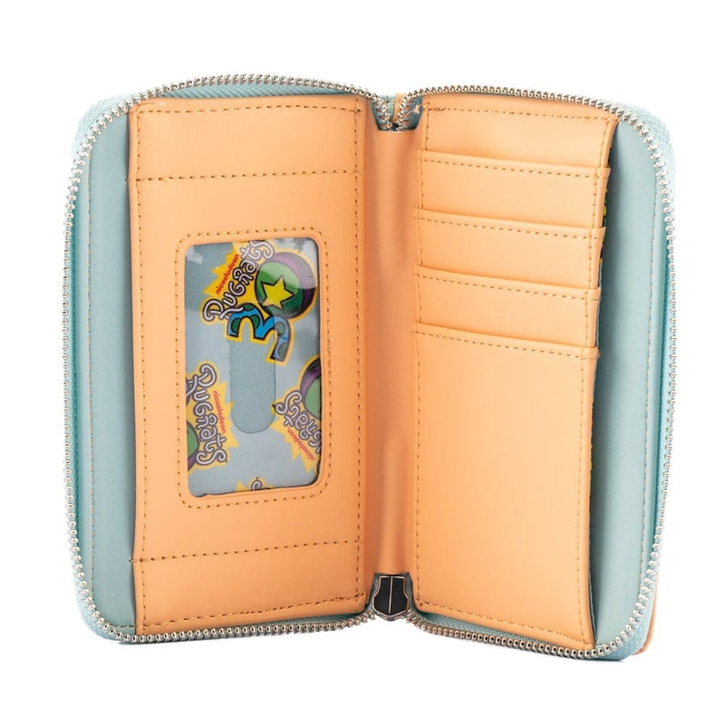 LOUNGEFLY NICKELODEON RUGRATS 30TH ANNIVERSARY BABIES ZIP AROUND WALLET 671803388031